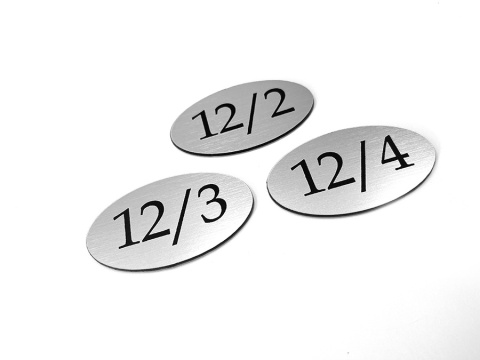 Numerek na drzwi 7 x 3,5 cm Numerek na drzwi 7 x 3,5 cm