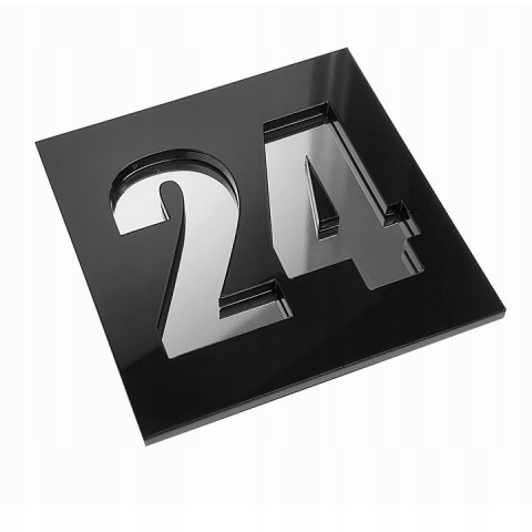 Numerek na drzwi, 8 x 8 cm - efekt lustra - twoja dowolna cyfra! Numerek na drzwi, 8 x 8 cm - efekt lustra - twoja dowolna cyfra!