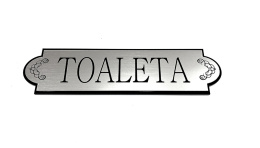 Tabliczka - TOALETA