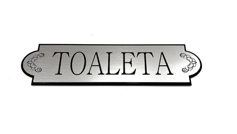 Tabliczka - TOALETA Tabliczka - TOALETA