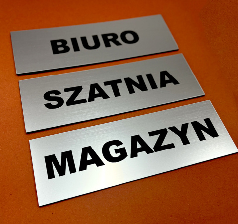 Tabliczka na drzwi, DOWOLNA TREŚĆ, NAPIS GRAWEROWANY Tabliczka na drzwi, DOWOLNA TREŚĆ, NAPIS GRAWEROWANY
