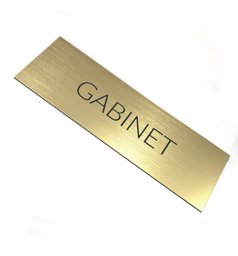 Tabliczka na drzwi GABINET Tabliczka na drzwi GABINET