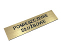 Tabliczka na drzwi POMIESZCZENIE SŁUŻBOWE