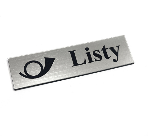 Tabliczka na skrzynke na listy ! Tabliczka na skrzynke na listy !