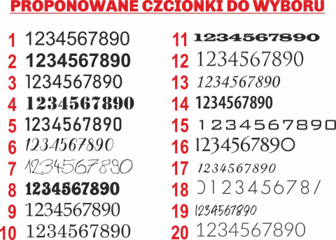 NUMER NA DOM, CYFRA 20 cm NUMER NA DOM, CYFRA 20 cm