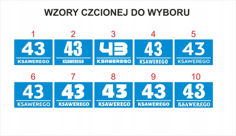 Numer na dom, Tablica adresowa efekt 3D Plexi połysk Numer na dom, Tablica adresowa efekt 3D Plexi połysk