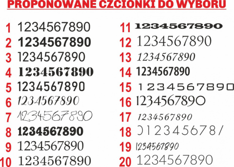 Numerek na drzwi na plexi 8 x 8 cm Numerek na drzwi na plexi 8 x 8 cm