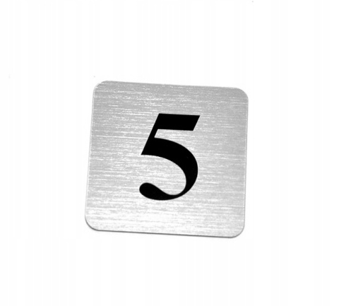 Numerek, numer na drzwi 3 x 3 cm Numerek, numer na drzwi 3 x 3 cm