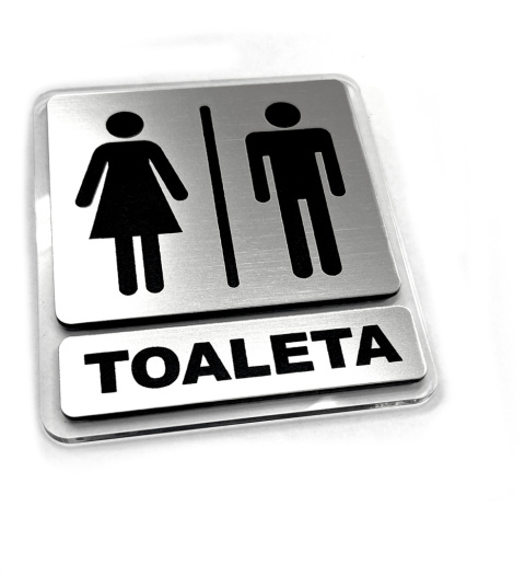 Piktogram - Toaleta damska i męska Piktogram - Toaleta damska i męska