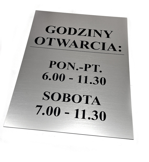 Szyld grawerowany, tablica informacyjna! Szyld grawerowany, tablica informacyjna!