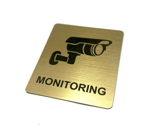 Tabliczka MONITORING Tabliczka MONITORING