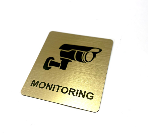 Tabliczka MONITORING Tabliczka MONITORING