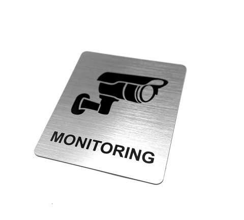 Tabliczka MONITORING Tabliczka MONITORING