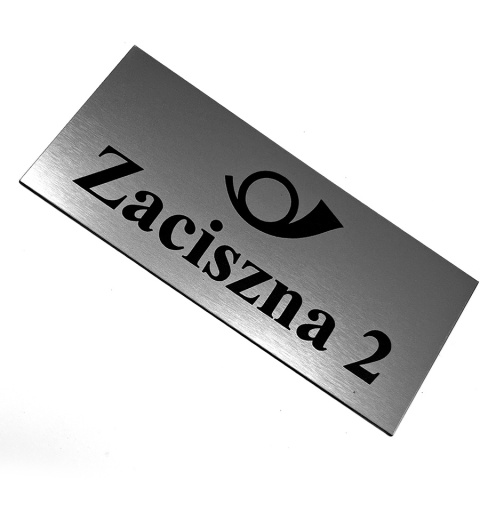Tabliczka na skrzynke na listy z nazwą ulicy Tabliczka na skrzynke na listy z nazwą ulicy