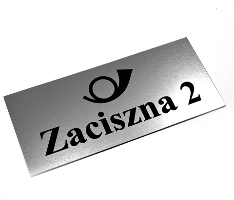 Tabliczka na skrzynke na listy z nazwą ulicy Tabliczka na skrzynke na listy z nazwą ulicy