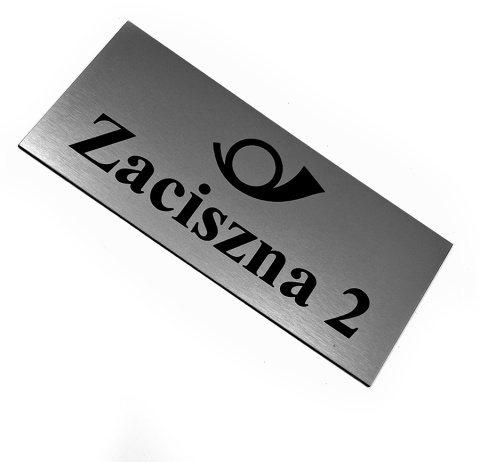 Tabliczka na skrzynke na listy z nazwą ulicy Tabliczka na skrzynke na listy z nazwą ulicy