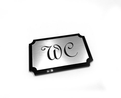 WC - elegancka tabliczka WC - elegancka tabliczka
