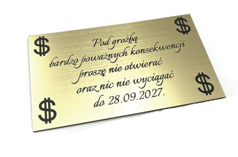 Grawerowana tabliczka z życzeniami • Dowolny tekst • Idealna na prezent Grawerowana tabliczka z życzeniami • Dowolny tekst • Idealna na prezent