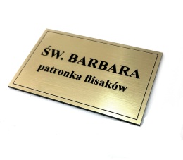 Grawerowana tabliczka z życzeniami - dowolna personalizacja!