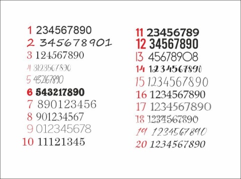 Numerek na drzwi złoto