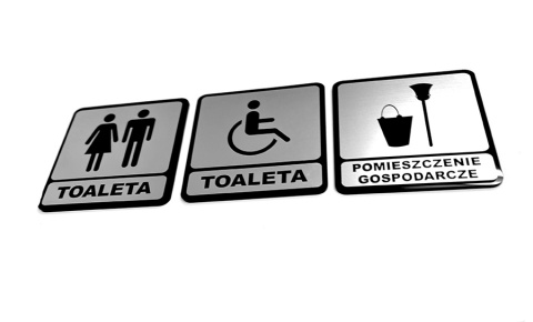 Piktogram - Toaleta damska i męska Piktogram - Toaleta damska i męska
