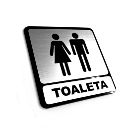 Piktogram - Toaleta damska i męska