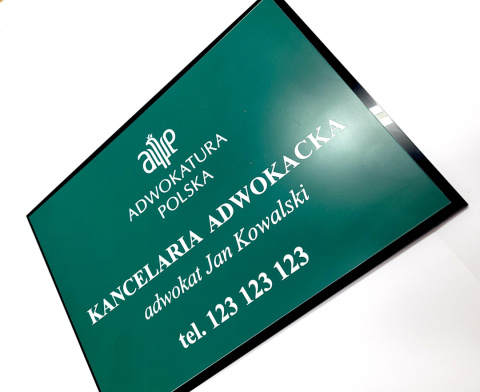 Szyld, KANCELARII , ADWOKACKIEJ, PODATKOWEJ Szyld, KANCELARII , ADWOKACKIEJ, PODATKOWEJ
