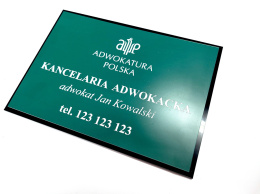 Szyld, KANCELARII , ADWOKACKIEJ, PODATKOWEJ