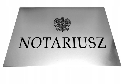 Szyld grawerowany, elegancki na plexi