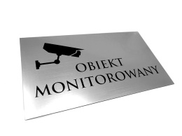 Tabliczka - OBIEKT MONITOROWANY