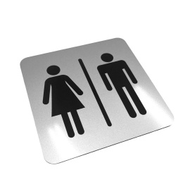 Tabliczka Piktogram Toaleta damsko męska