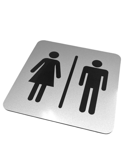 Tabliczka Piktogram Toaleta damsko męska Tabliczka Piktogram Toaleta damsko męska