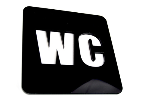 Tabliczka, Znak, TOALETA, WC, Piktogram Tabliczka, Znak, TOALETA, WC, Piktogram