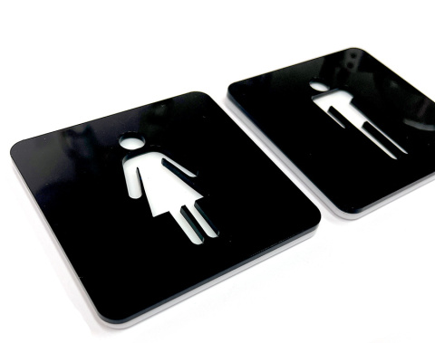 Tabliczka, Znak, TOALETA, WC, Piktogram Tabliczka, Znak, TOALETA, WC, Piktogram