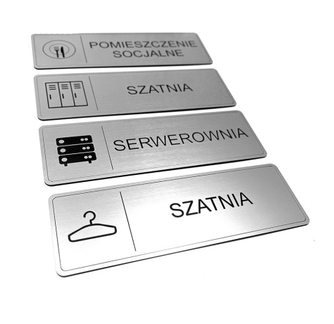 Tabliczka na drzwi Pomieszczenie gospodarcze - grawerowana Tabliczka na drzwi Pomieszczenie gospodarcze - grawerowana