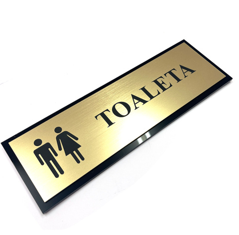Tabliczka na drzwi TOALETA Tabliczka na drzwi TOALETA
