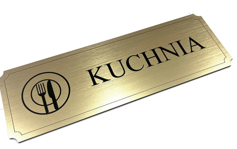 Tabliczka z naoisem Kuchnia Tabliczka z naoisem Kuchnia