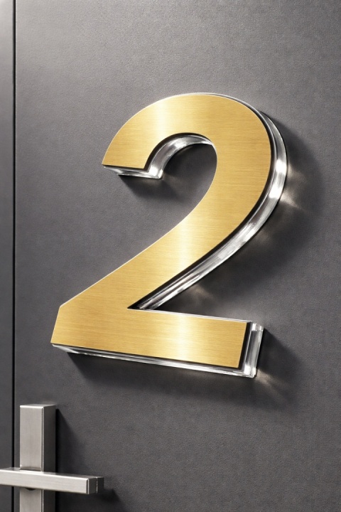 Numerek na drzwi- dowolna cyfra lub litera 3 D - 10 cm!