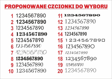 Numerek na drzwi okragły na plexi 7 x 7 cm