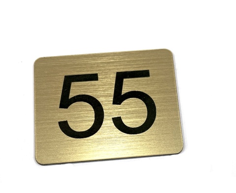 Numerek na szafkę, drzwi 5 x 4 cm - grawerowany trwały