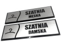 Tabliczka Szatnia damska i męska – komplet