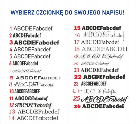 Tabliczka na drzwi - dowolna treść